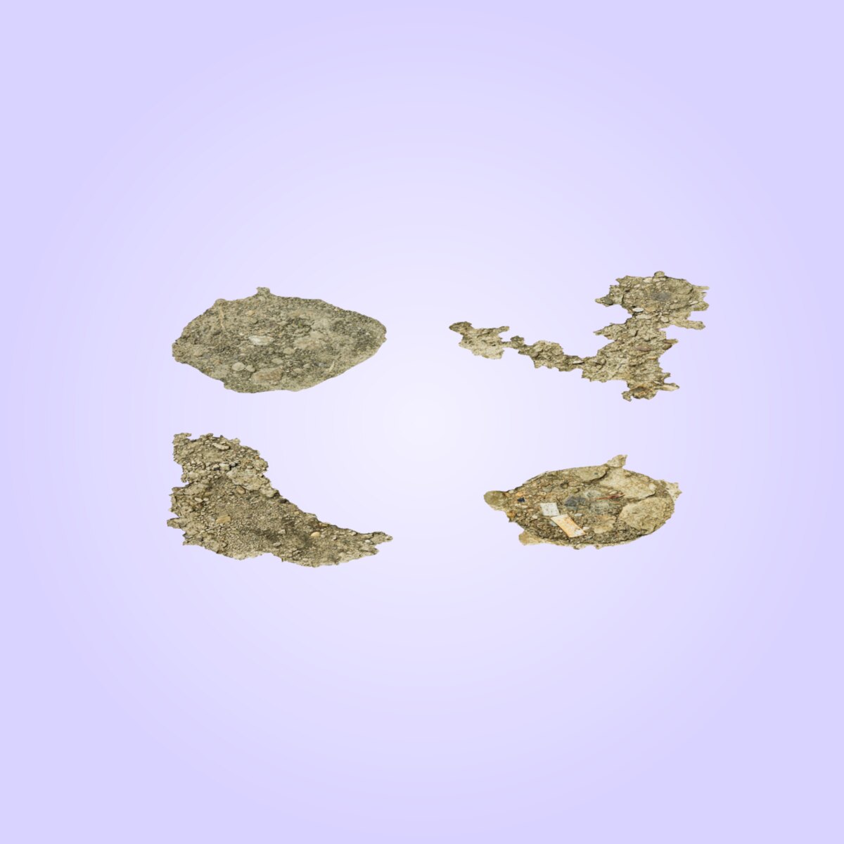 Asphalt Damage Set 002 Material
