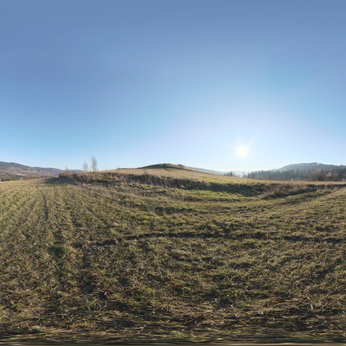Autumn Hilly Field HDRI