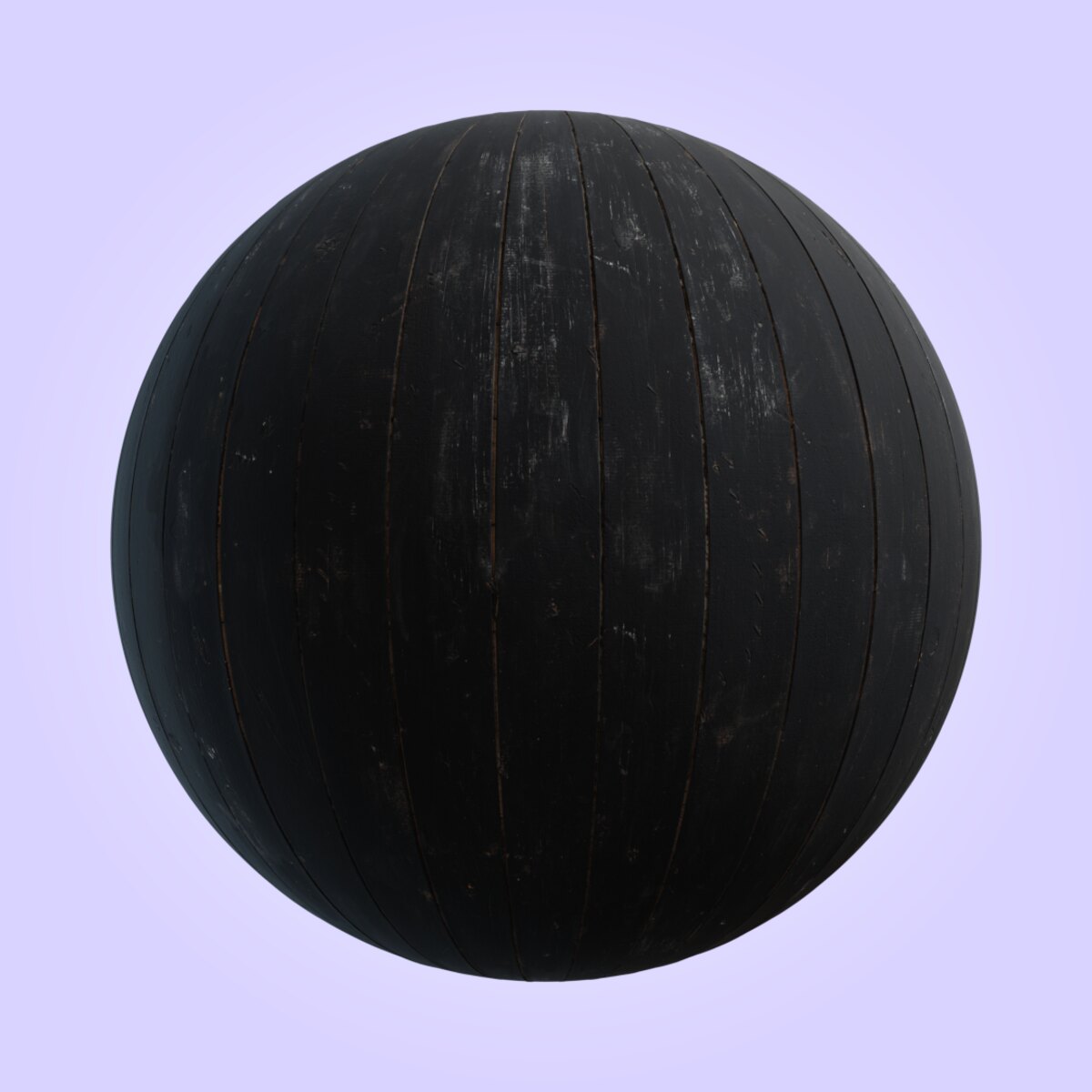 Black Painted Planks Material