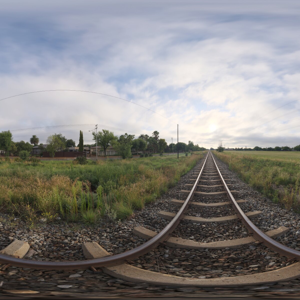 Bloem Train Track Cloudy HDRI