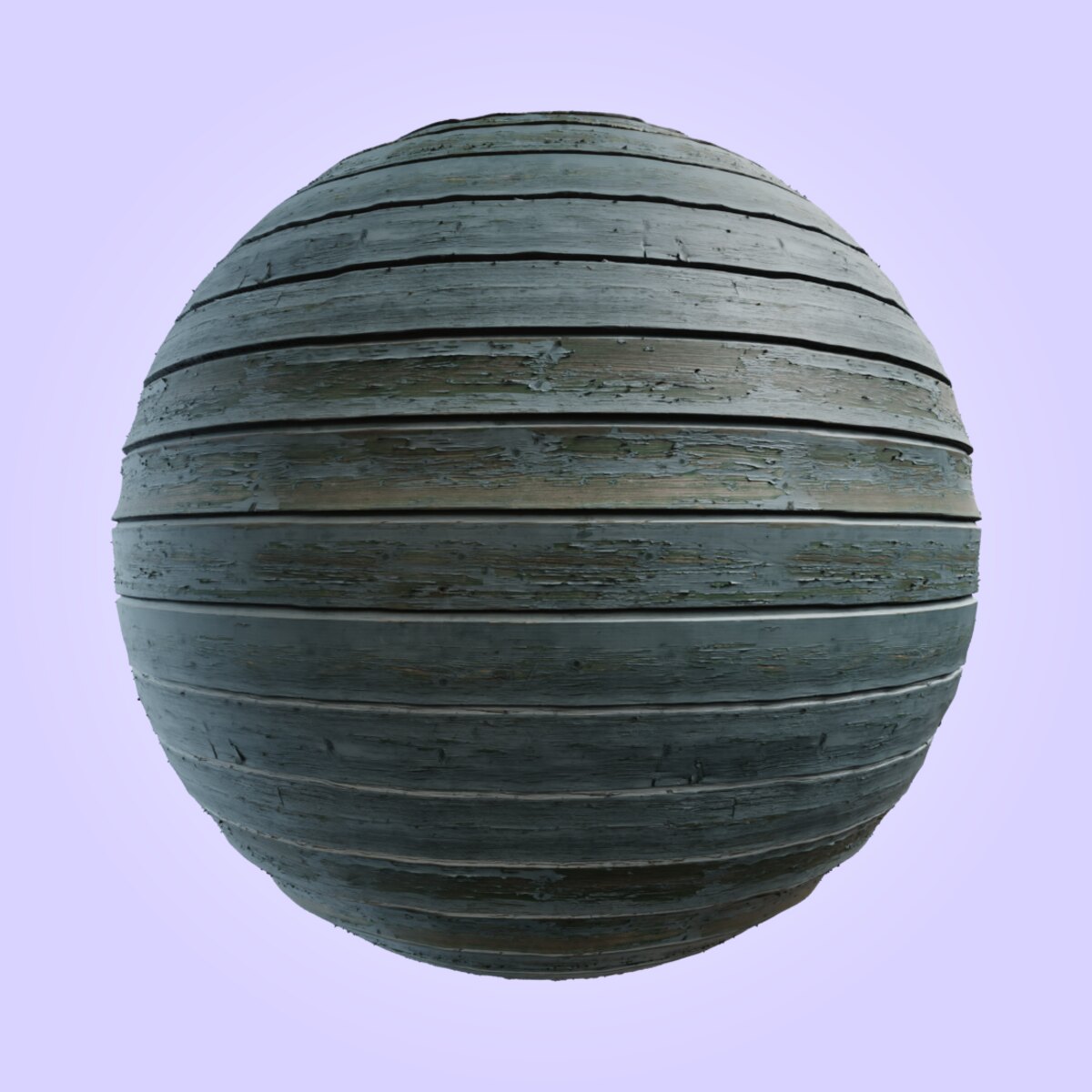 Blue Painted Planks Material