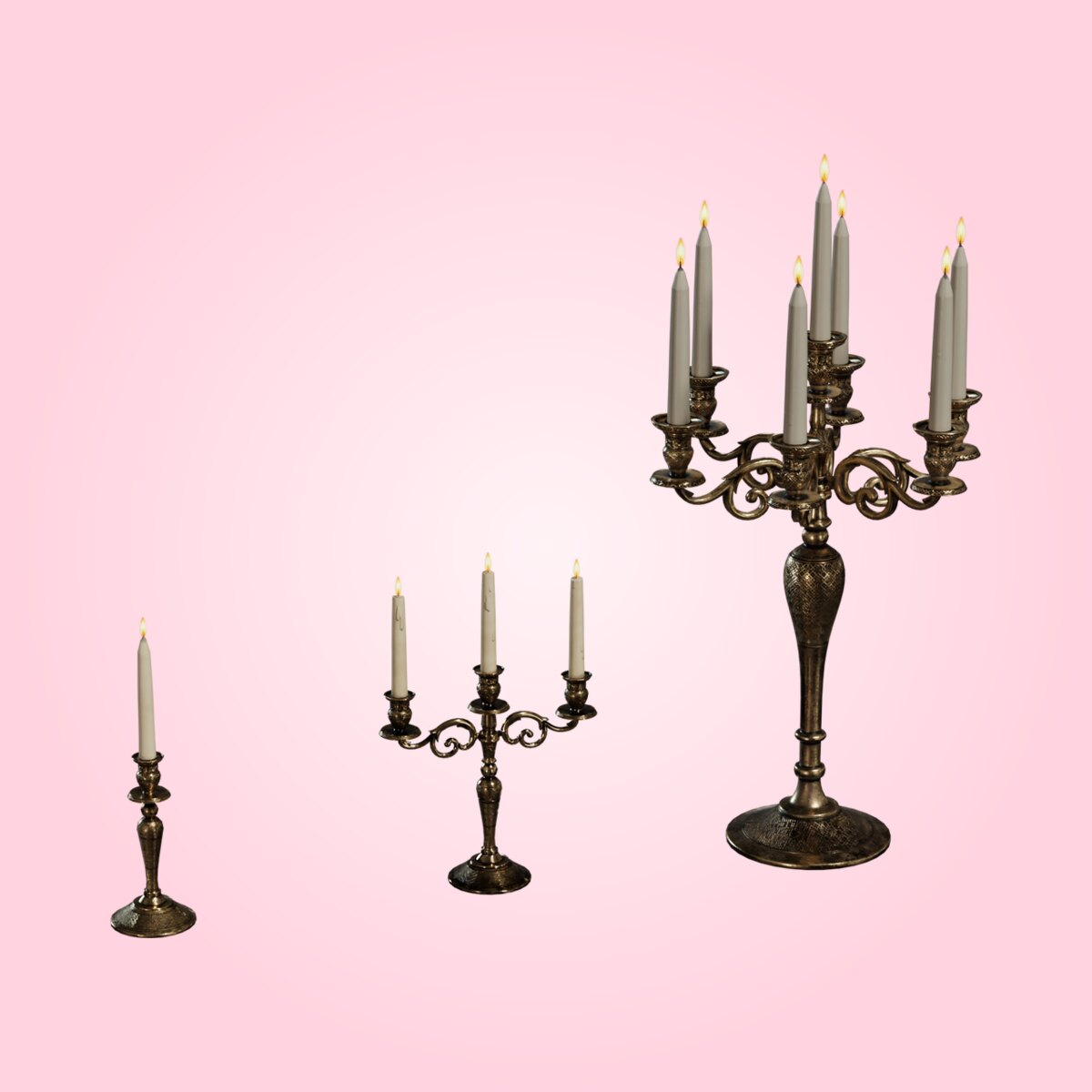 Brass Candleholders