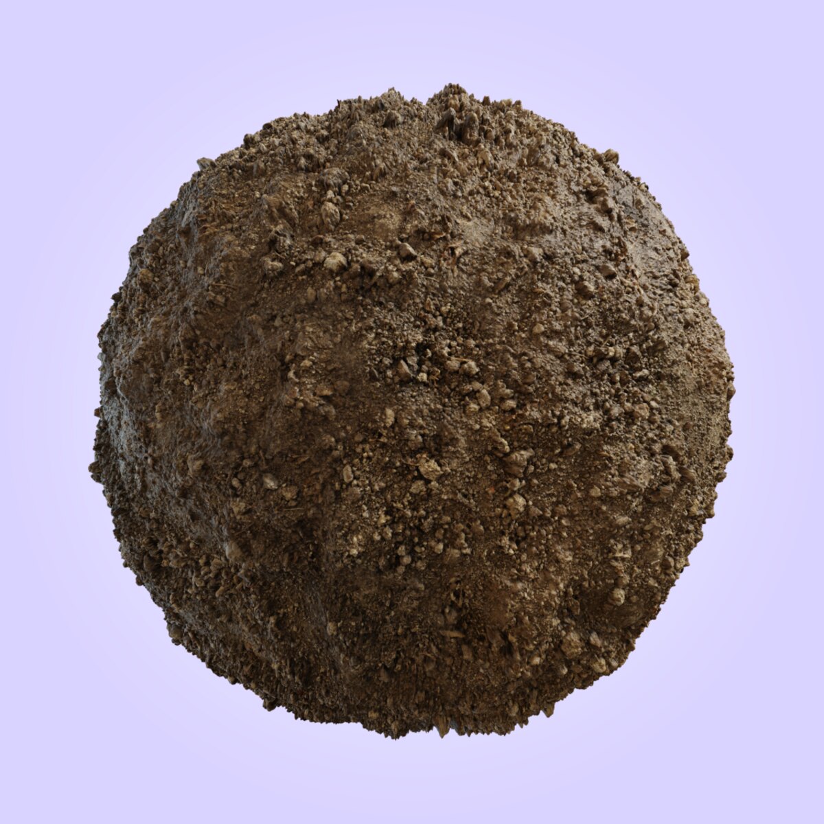 Brown Mud Dry Material