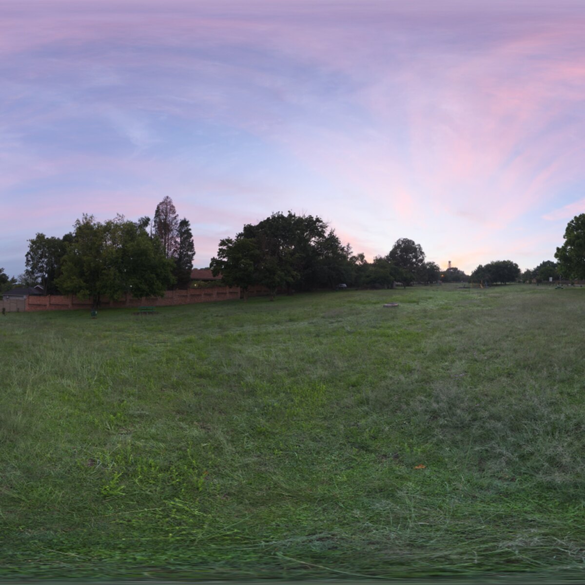 Bryanston Park Sunrise HDRI