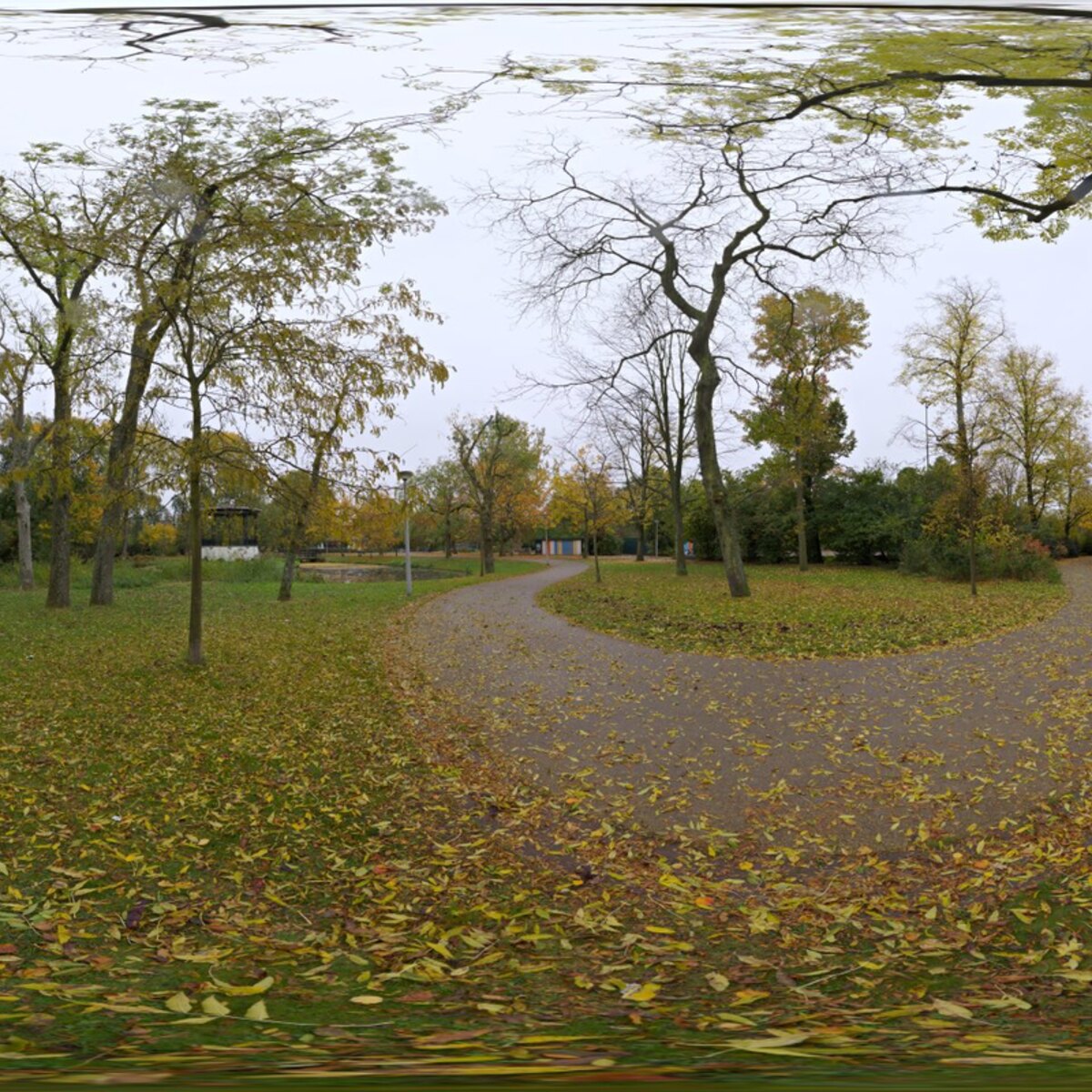 Cloudy Vondelpark HDRI