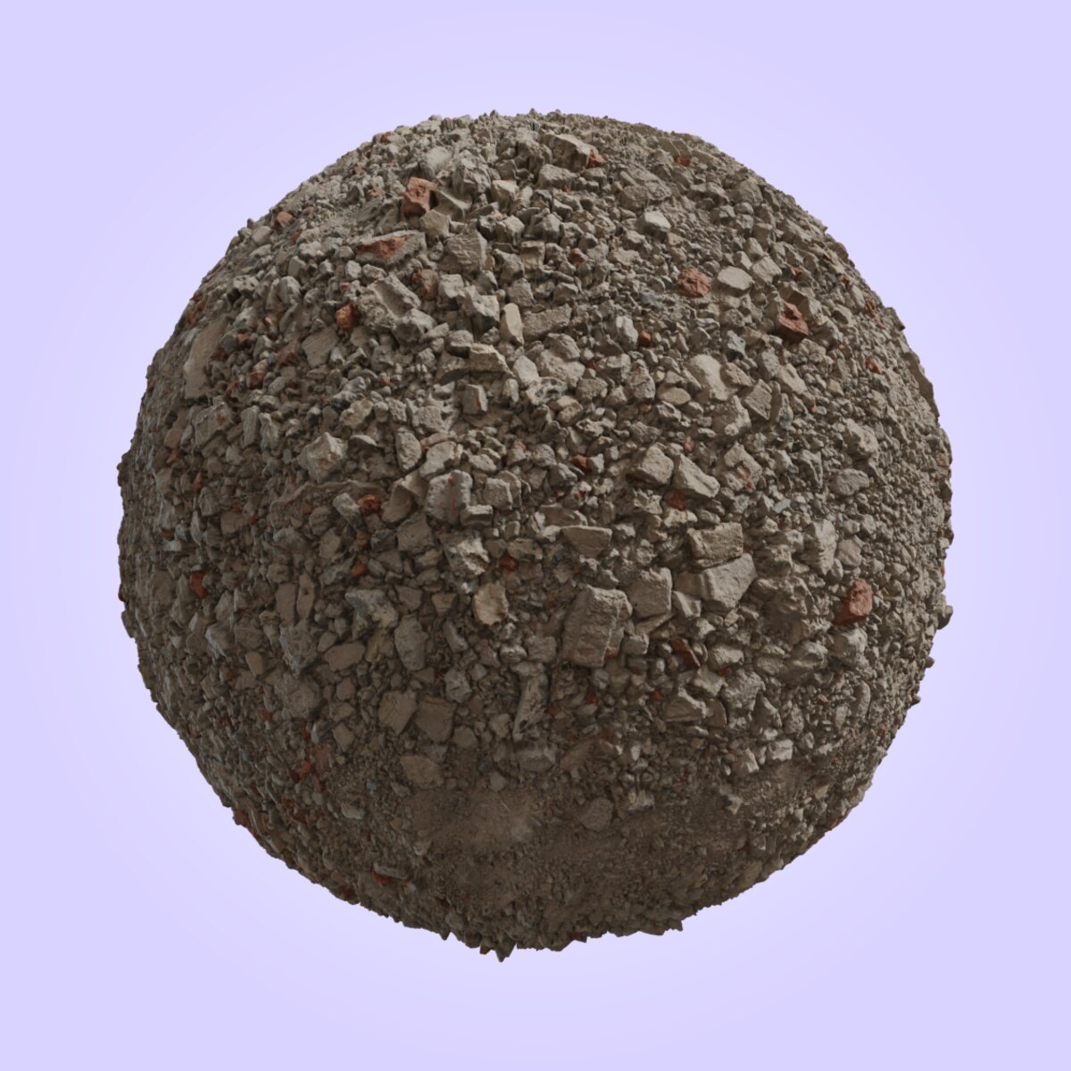 Concrete Debris Material