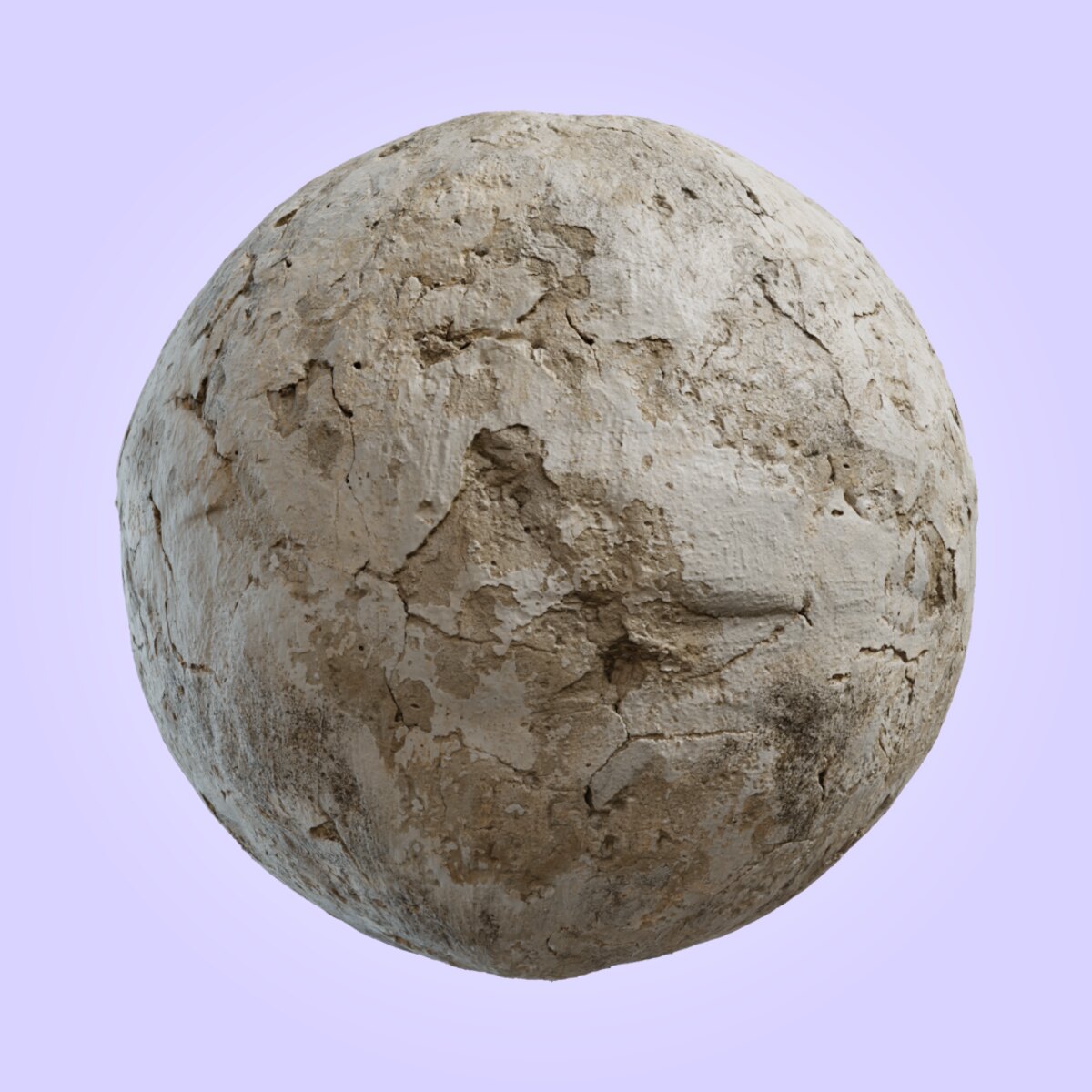 Cracked Concrete Wall Material