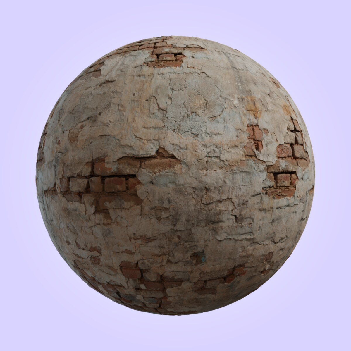 Damaged Plaster Material