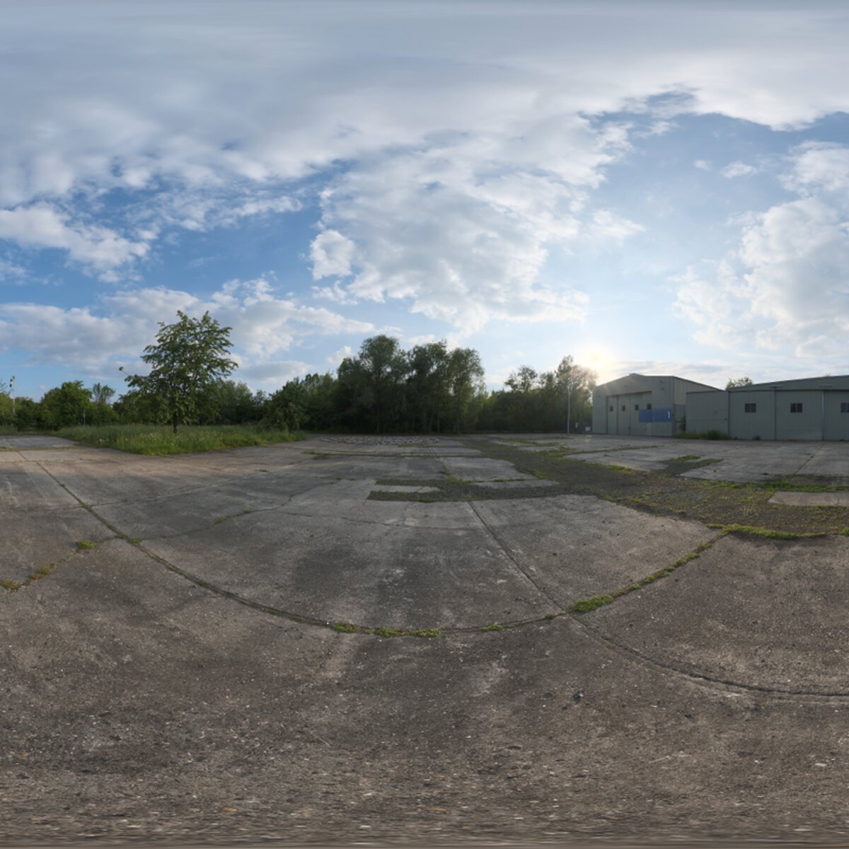 Derelict Airfield 02 HDRI
