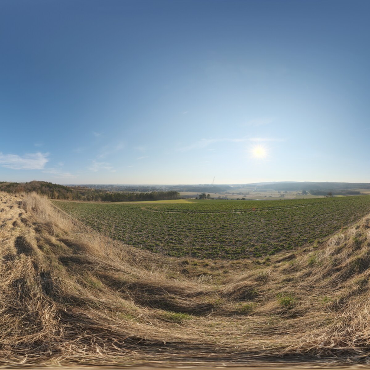 Ehingen Hillside 02 HDRI