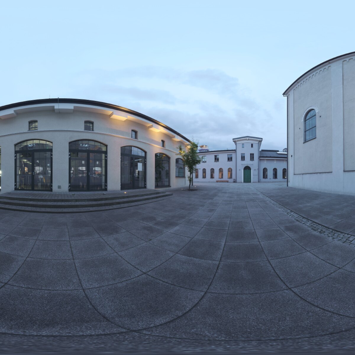 Evening Museum Courtyard HDRI