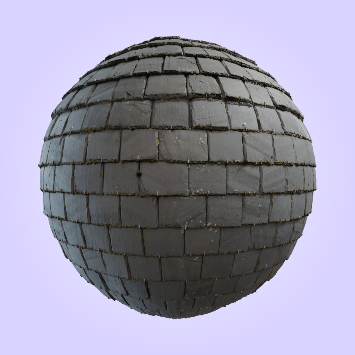 Grey Roof Tiles 02 Material