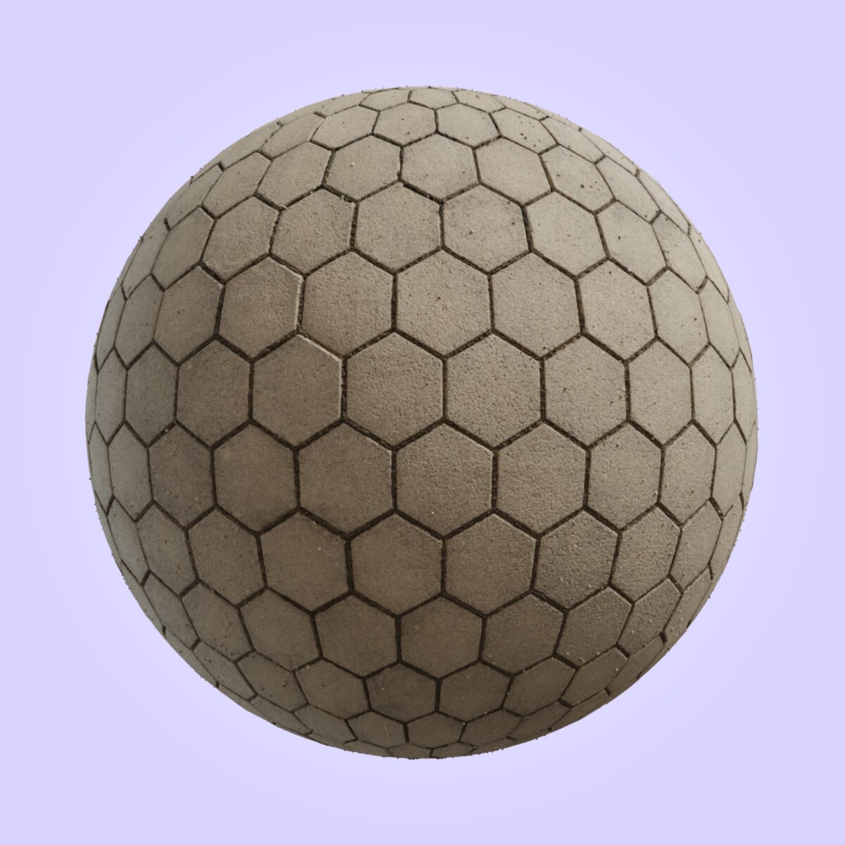 Hexagonal Concrete Paving Material