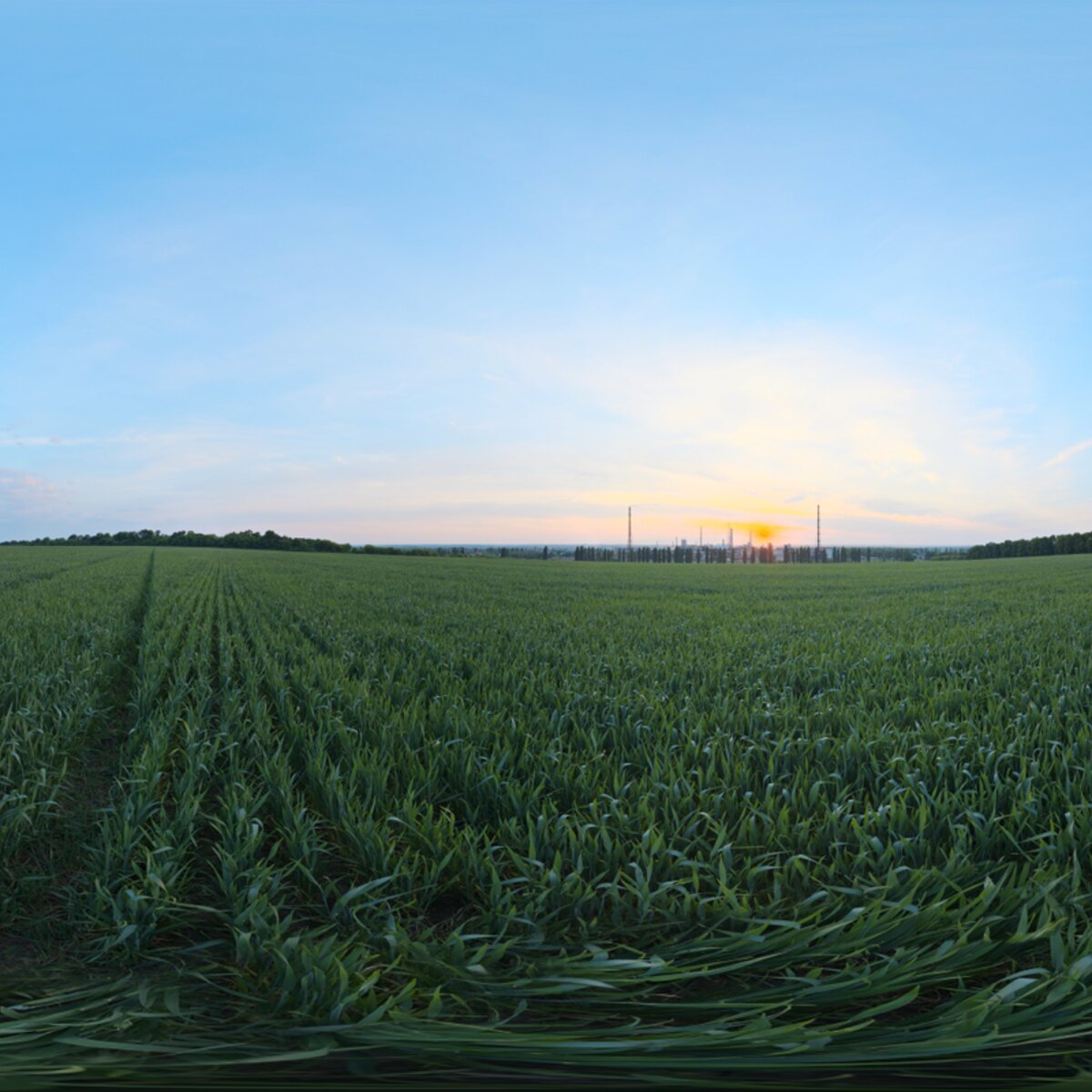 Industrial Sunset 02 HDRI