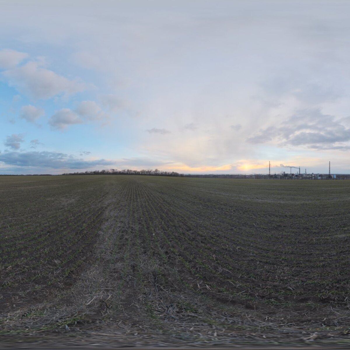 Industrial Sunset HDRI