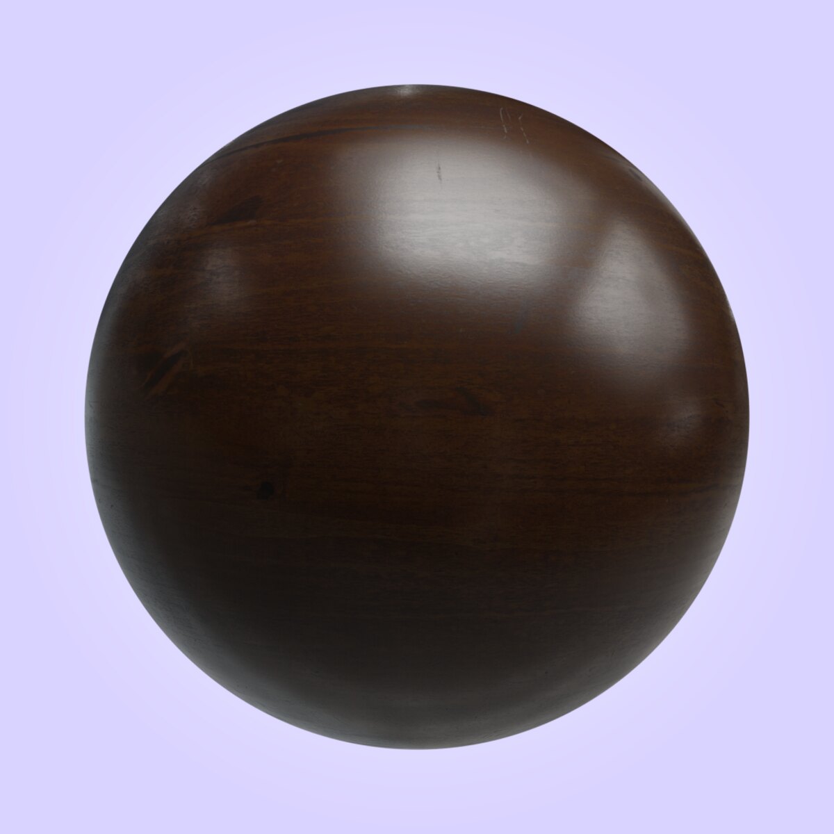 Lacquered Cherry Wood Material