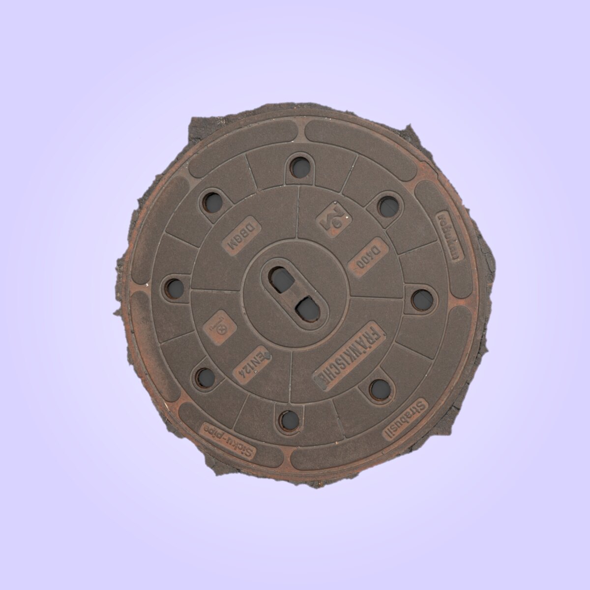 Manhole Cover 006 Material
