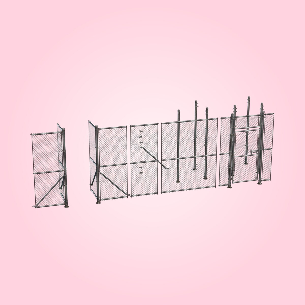 Modular Chainlink Fence