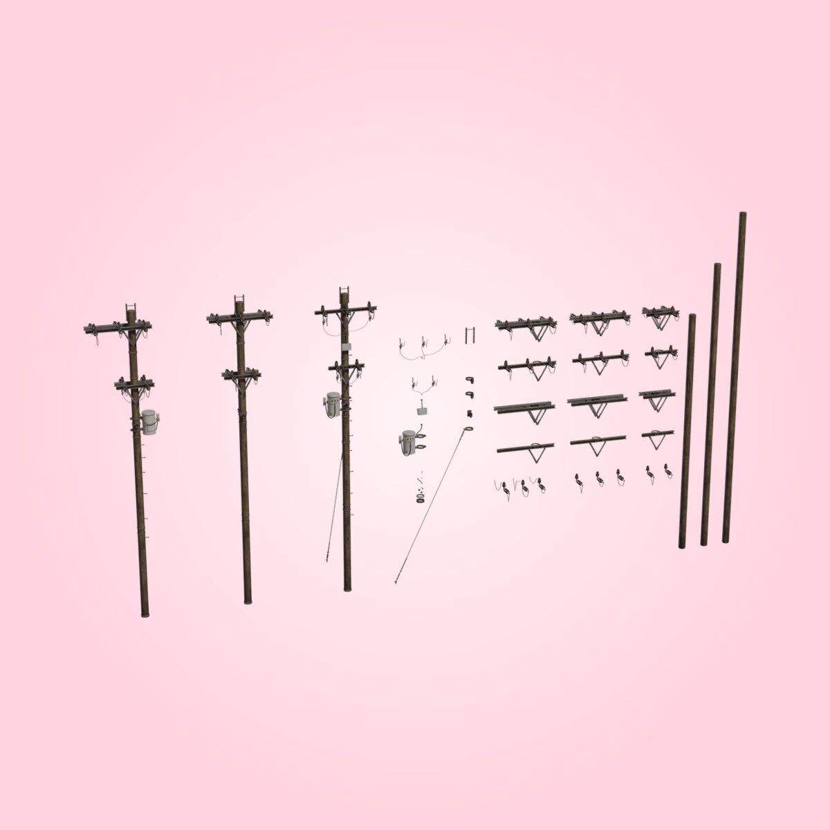 Modular Electricity Poles
