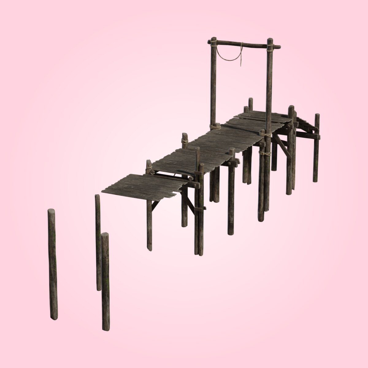 Modular Wooden Pier