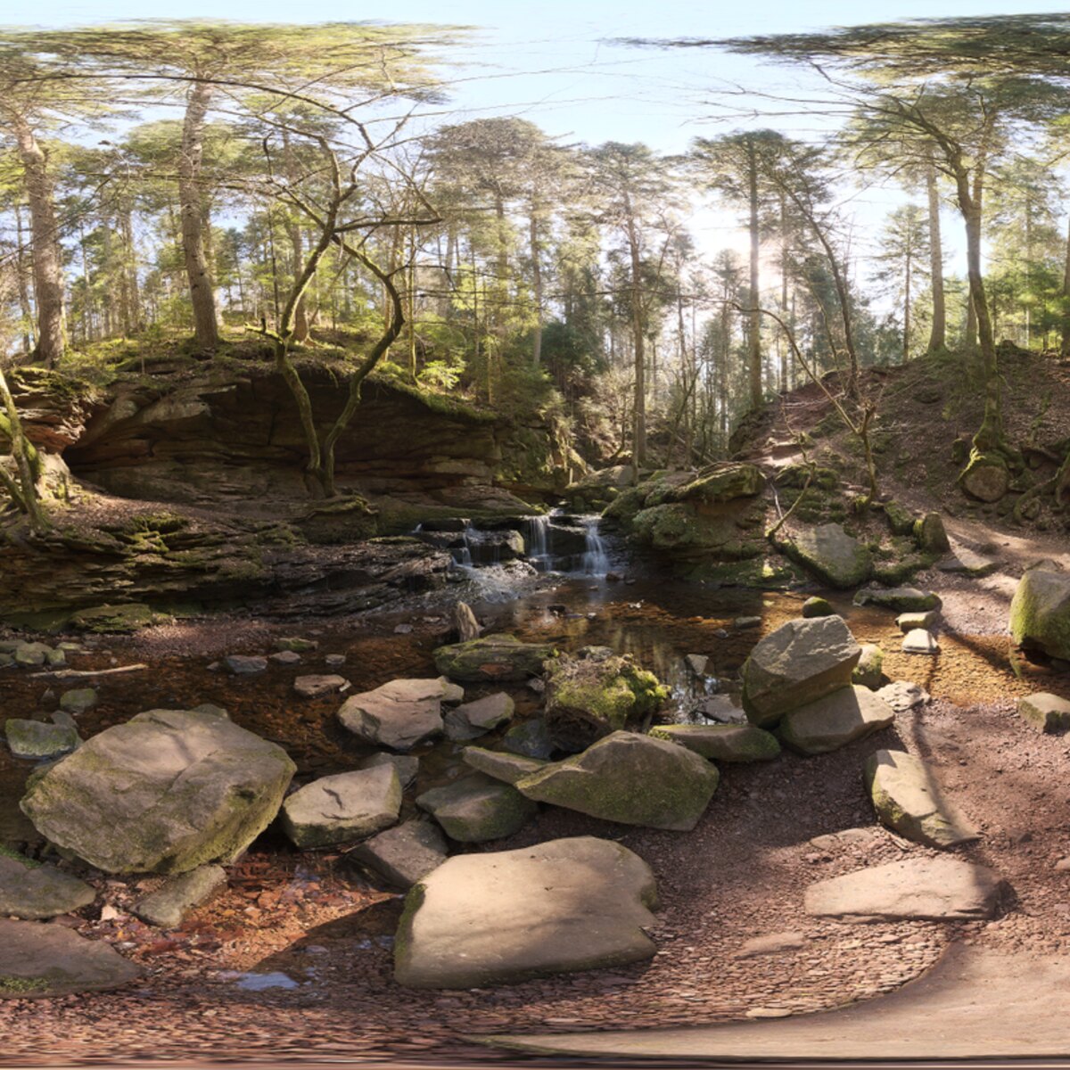 Monbachtal Riverbank HDRI