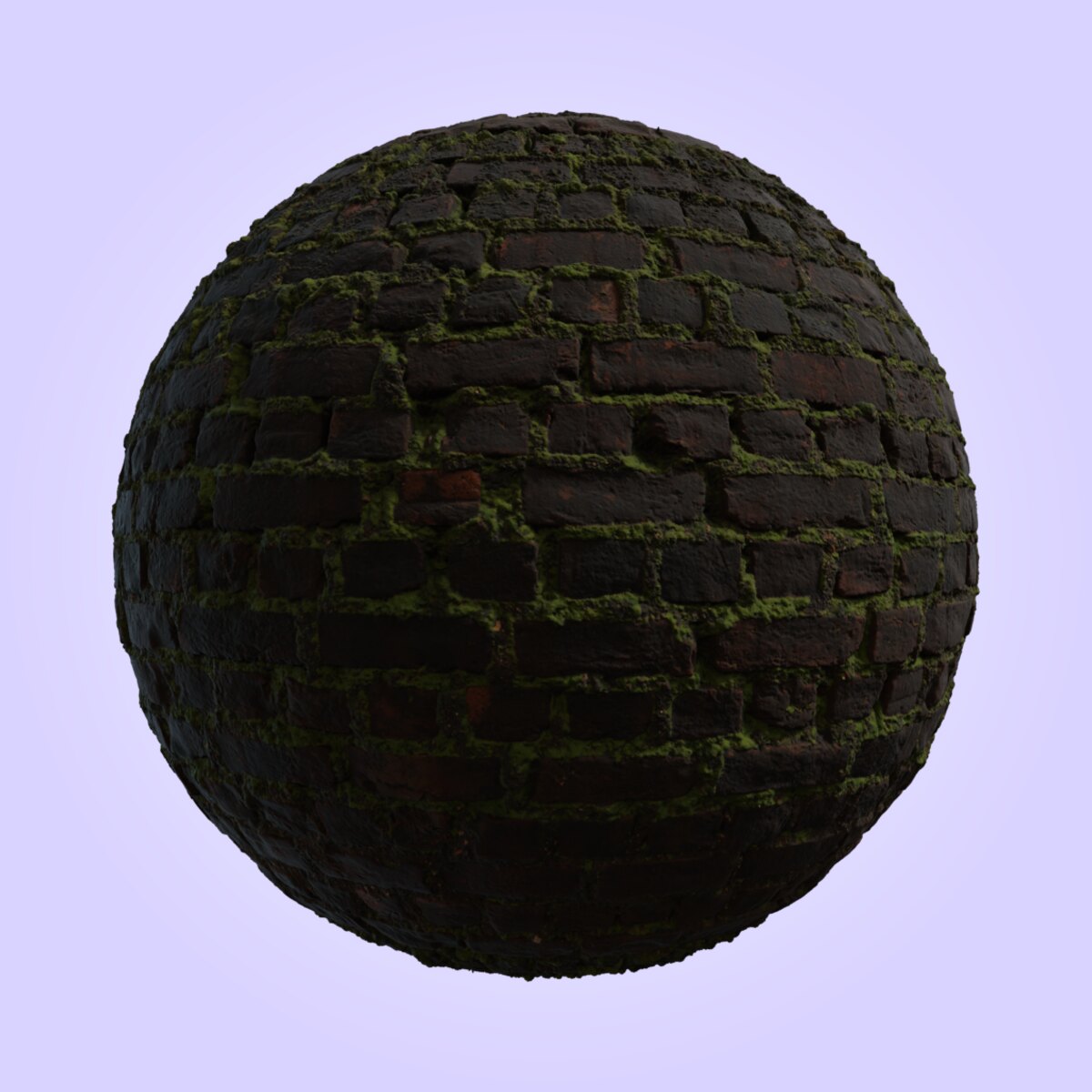 Mossy Brick Material