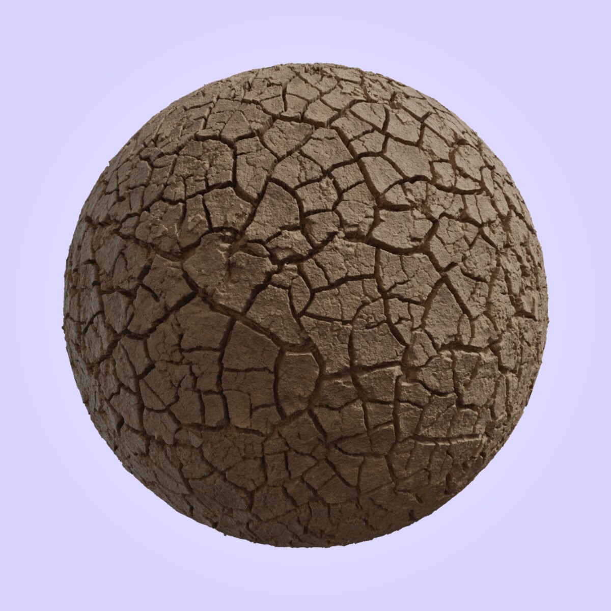Mud Cracked Dry Riverbed 002 Material