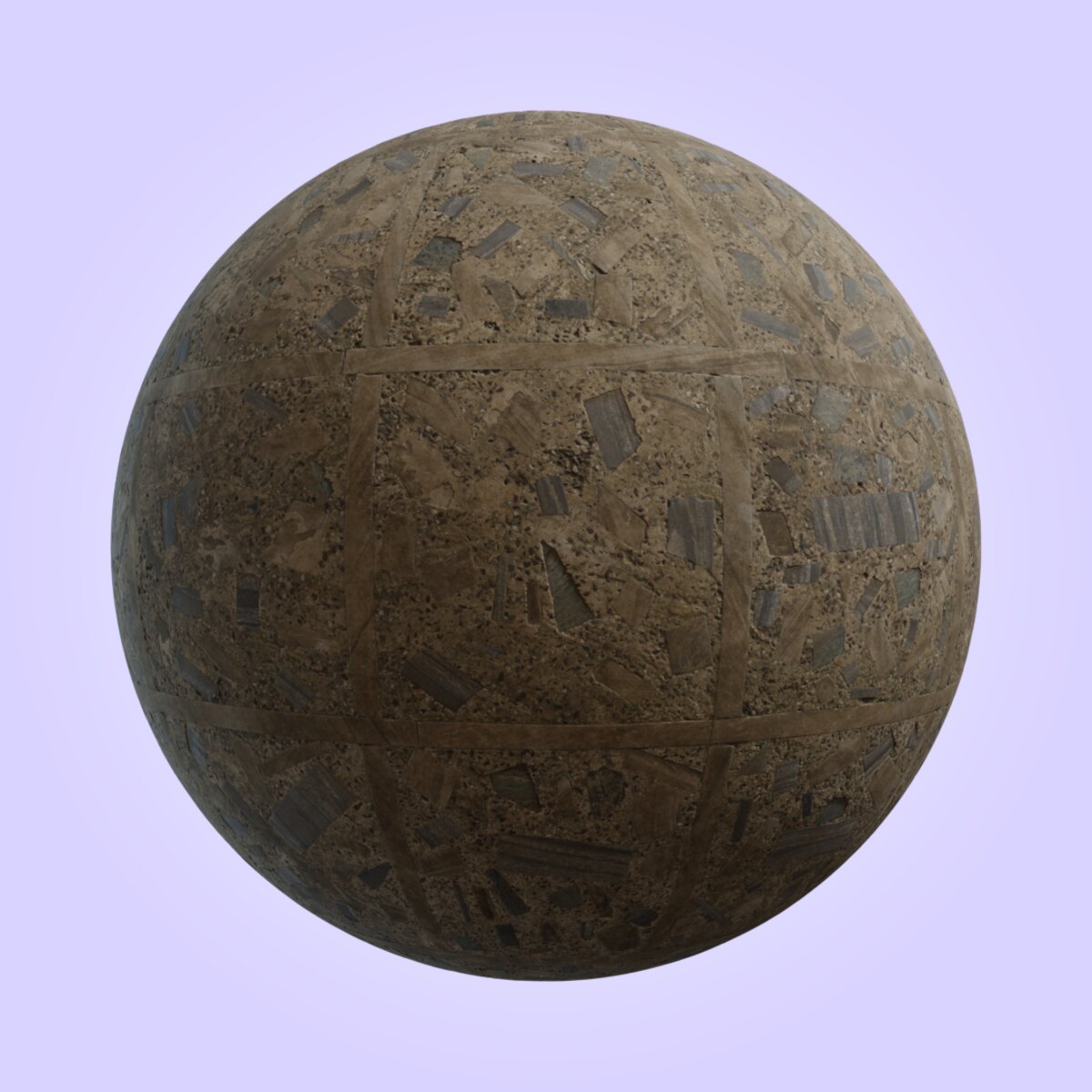 Old Mosaic Floor Material