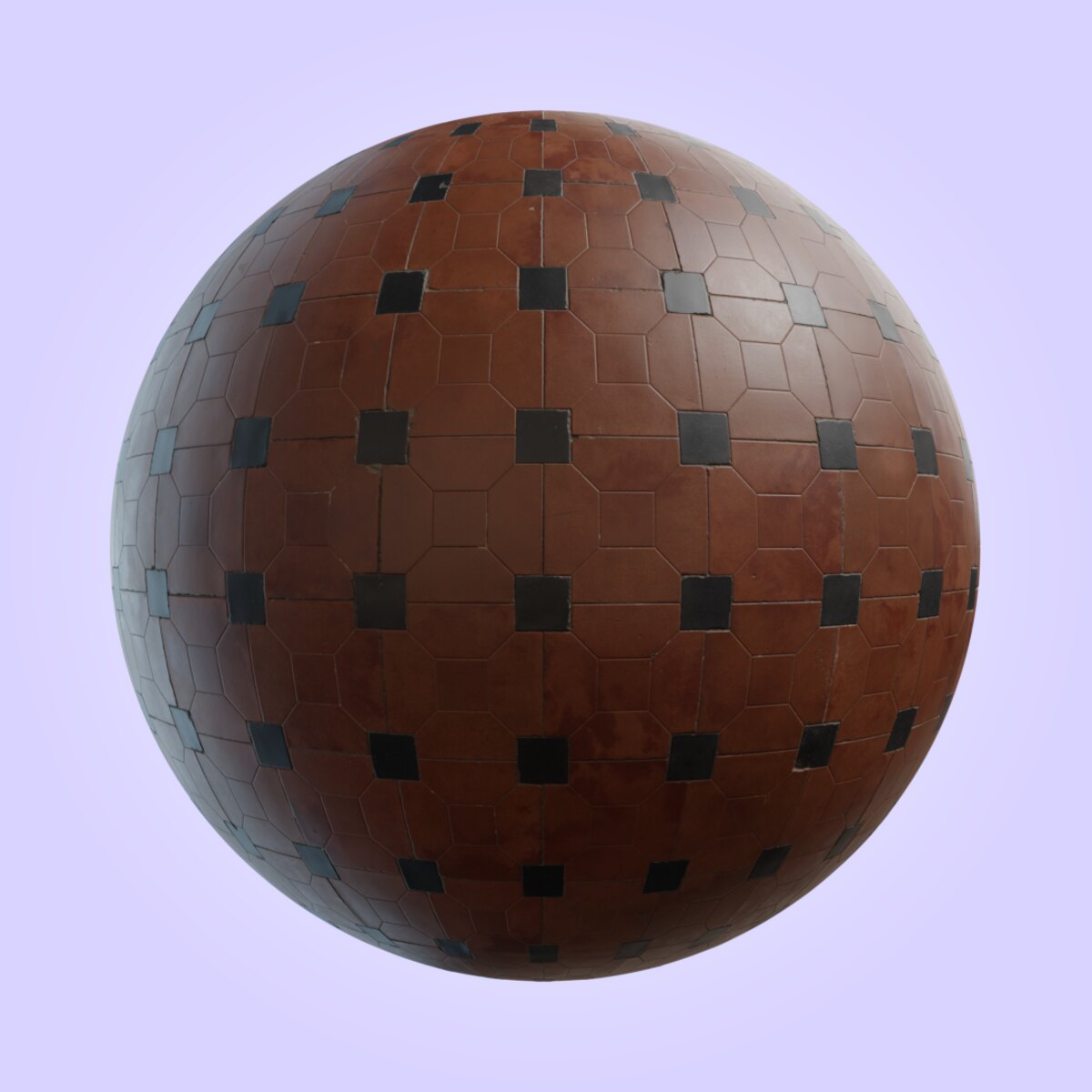 Patterned Terracotta Tiling Material