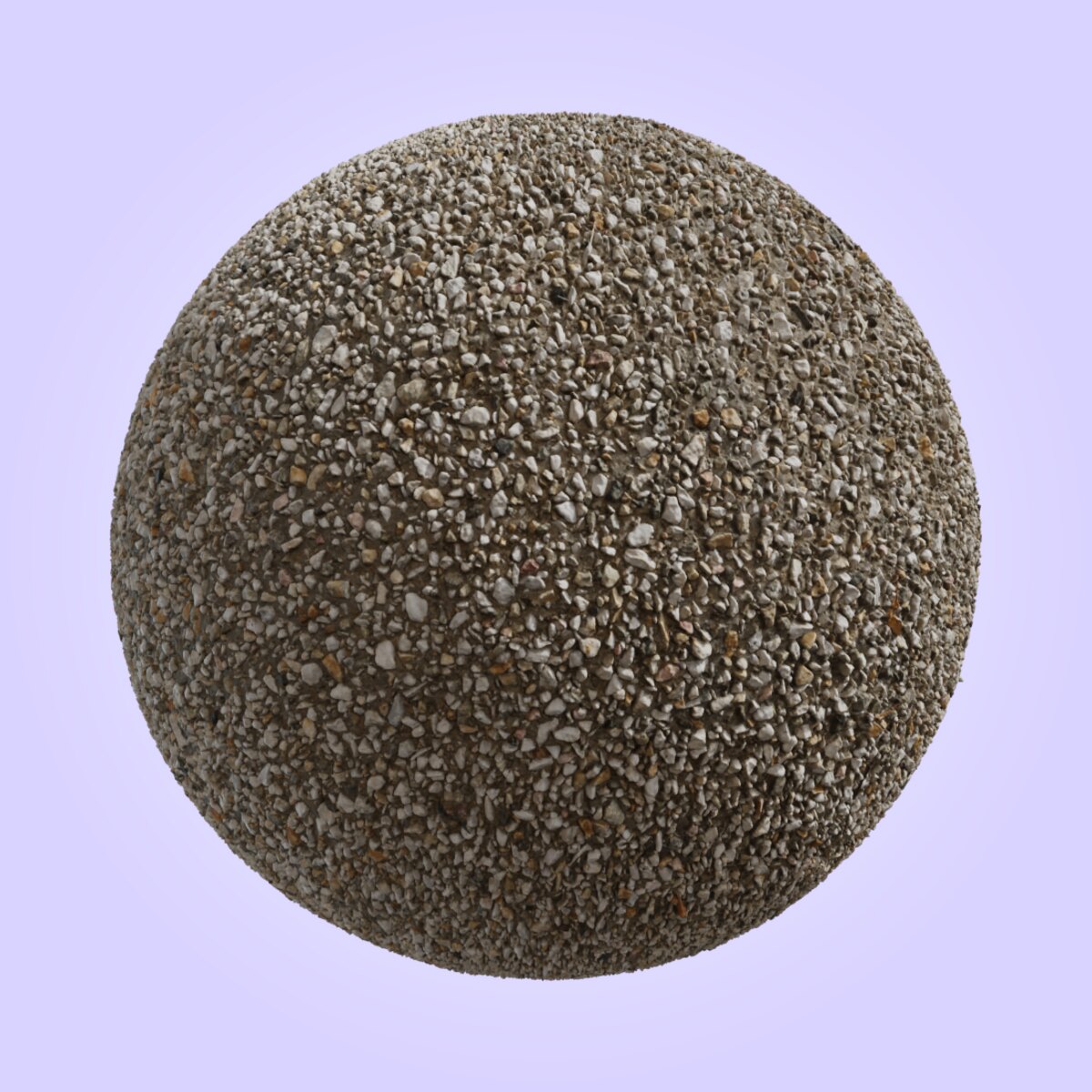 Pebble Cemented Floor Material