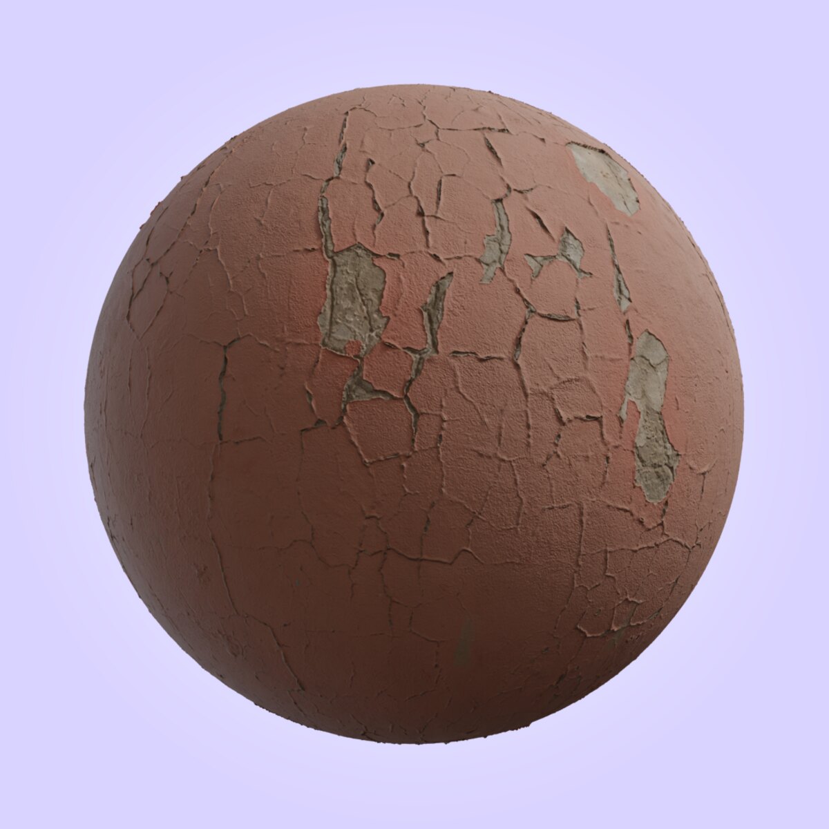 Peeling Painted Wall Material
