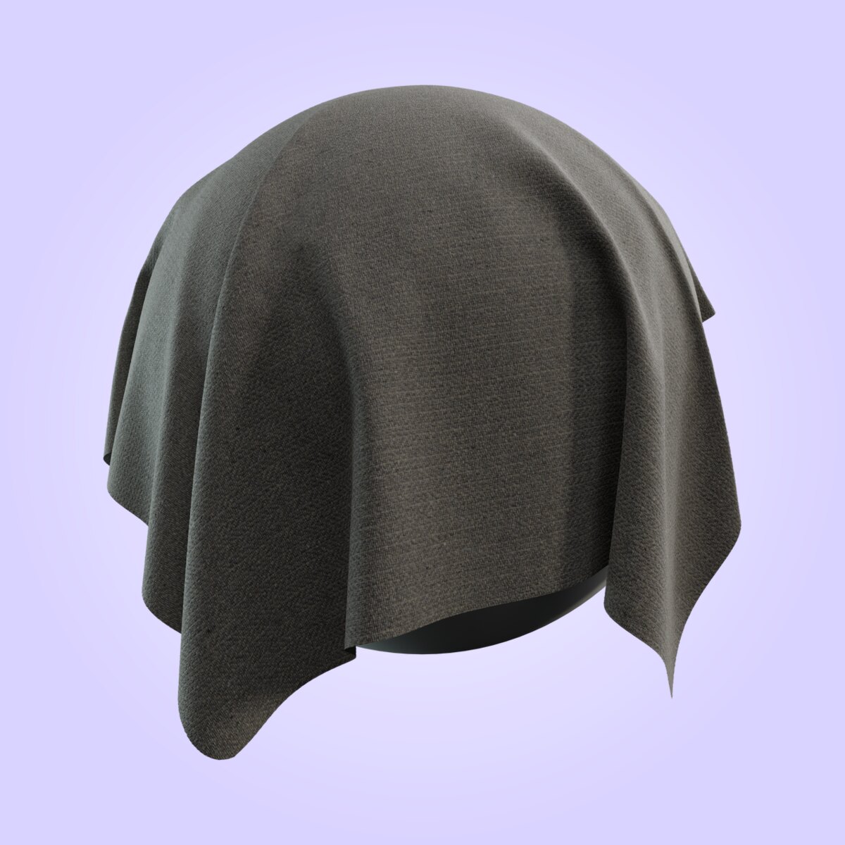 Poly Wool Herringbone Material