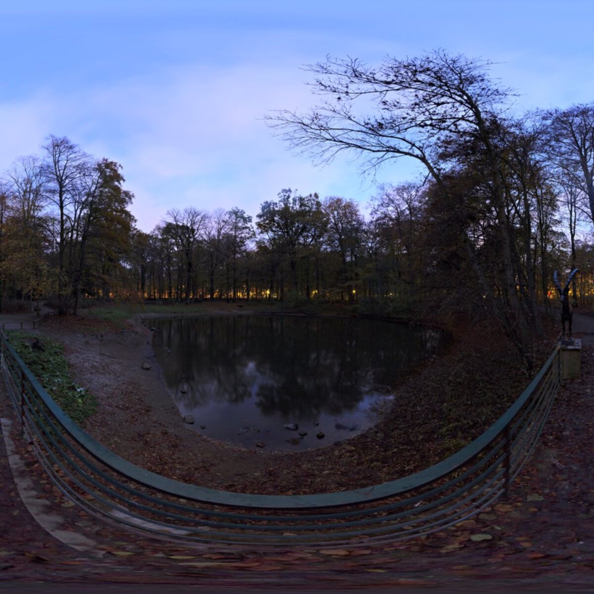 Pond Bridge Night HDRI