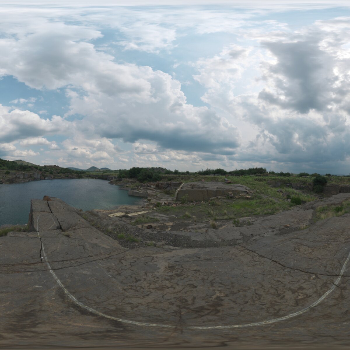 Quarry Cloudy HDRI