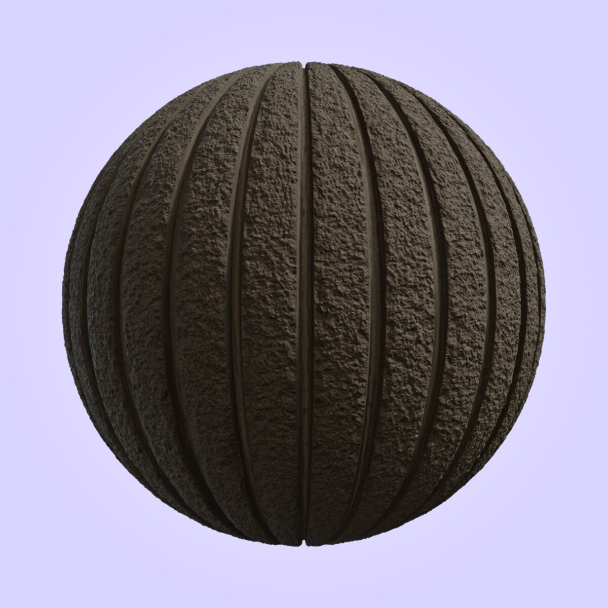Ribbed Concrete Wall Material