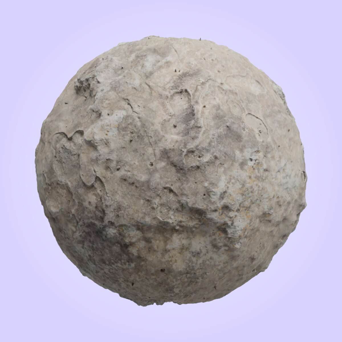Rock Boulder Dry Material