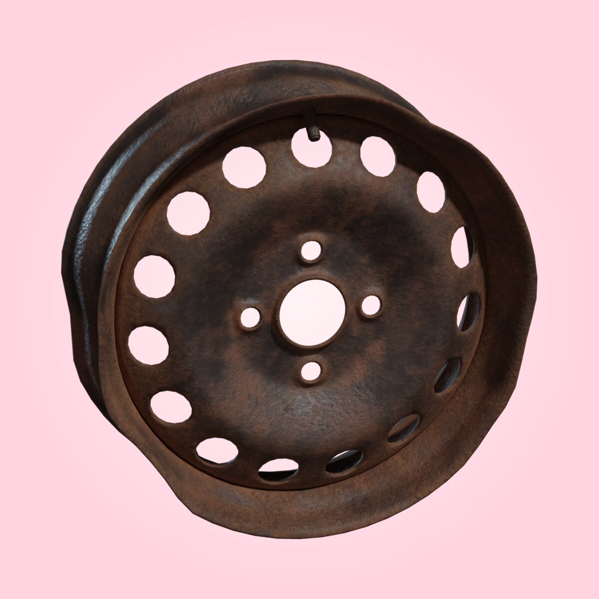 Rusted Wheel Rim 02