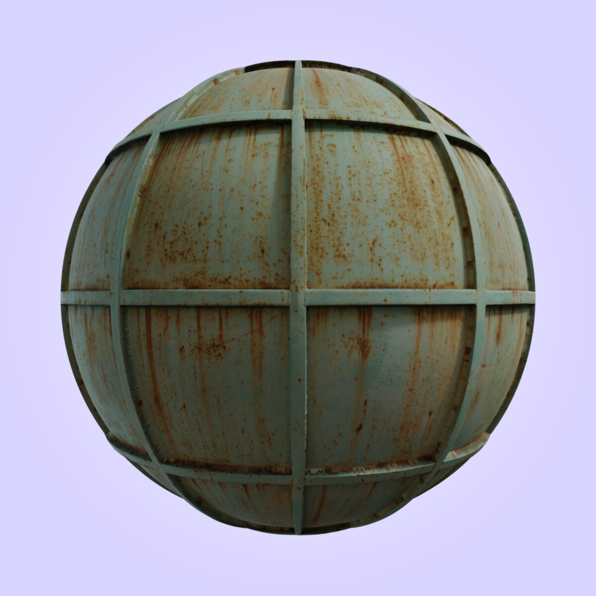Rusty Metal Grid Material