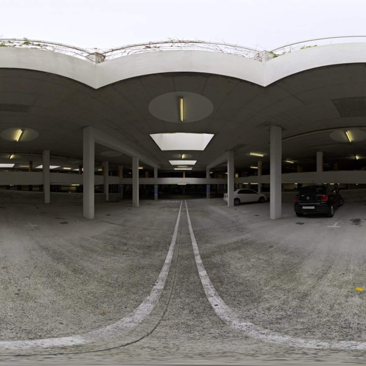 Skylit Garage HDRI
