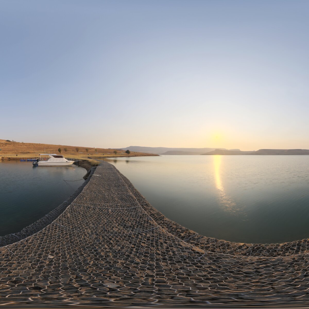 Small Harbour Sunset HDRI