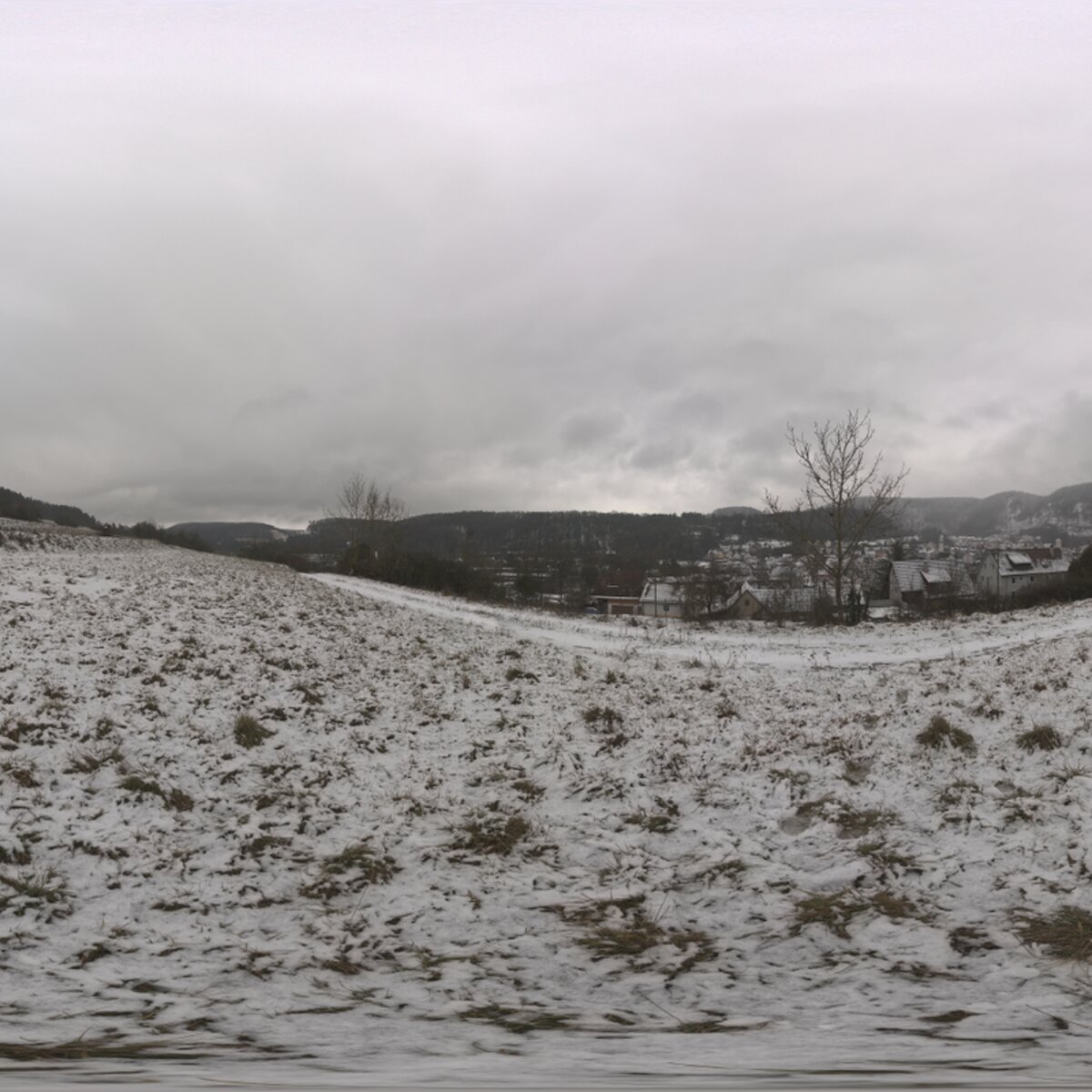Snowy Hillside 02 HDRI