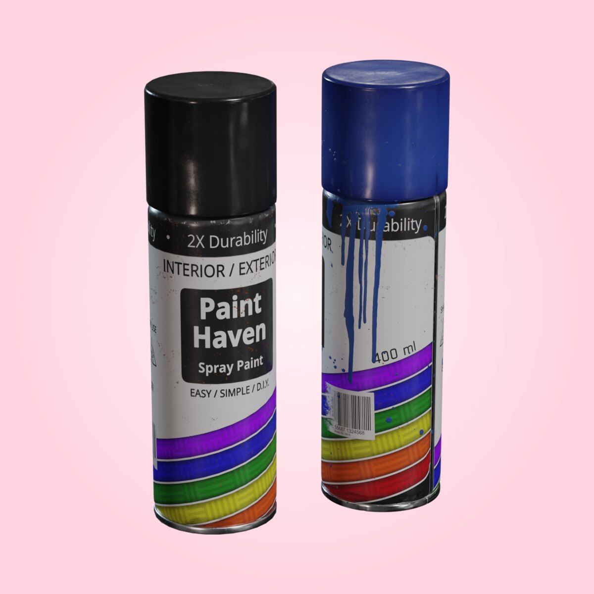 Spray Paint Bottles