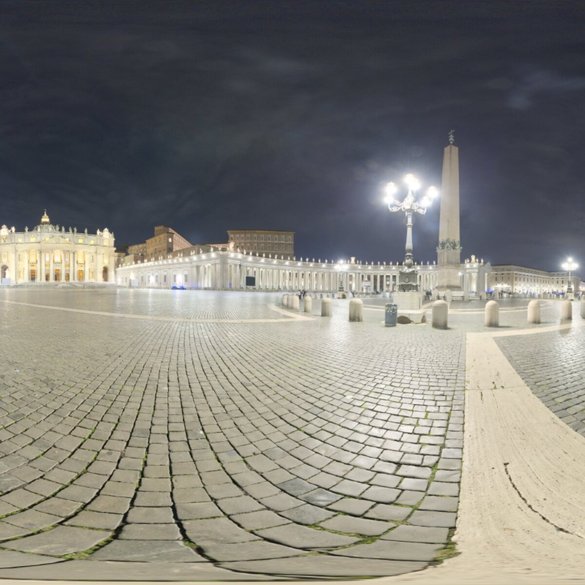 St. Peters Square Night HDRI