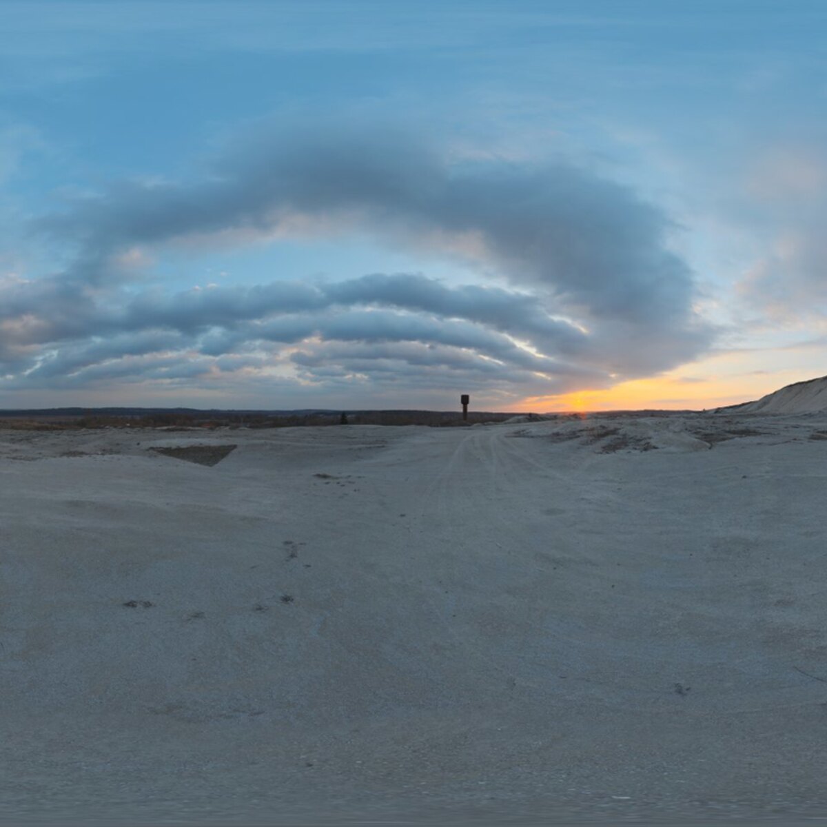 Sunset in the Chalk Quarry HDRI