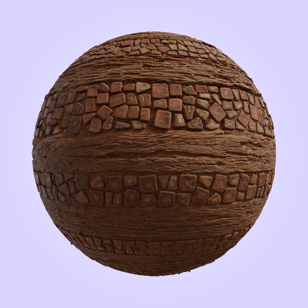Wood Stone Pathway Material