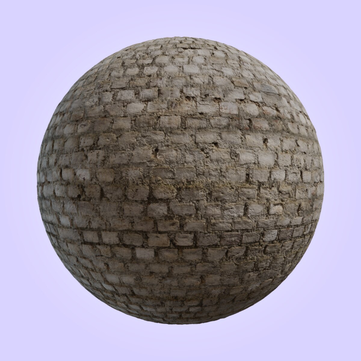 Worn Brick Wall Material