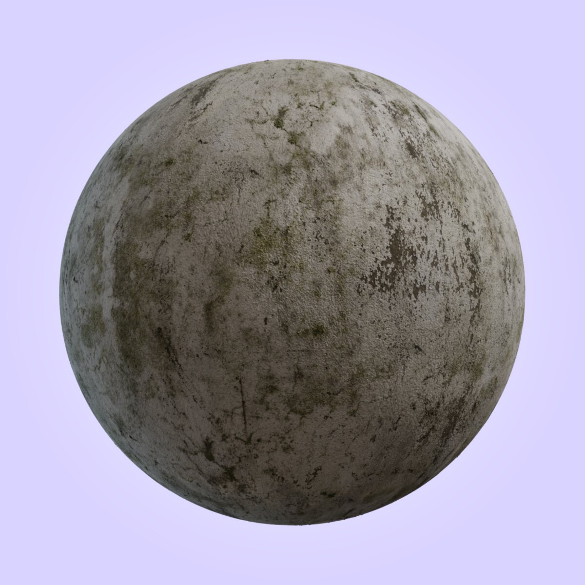 Worn Mossy Plasterwall Material