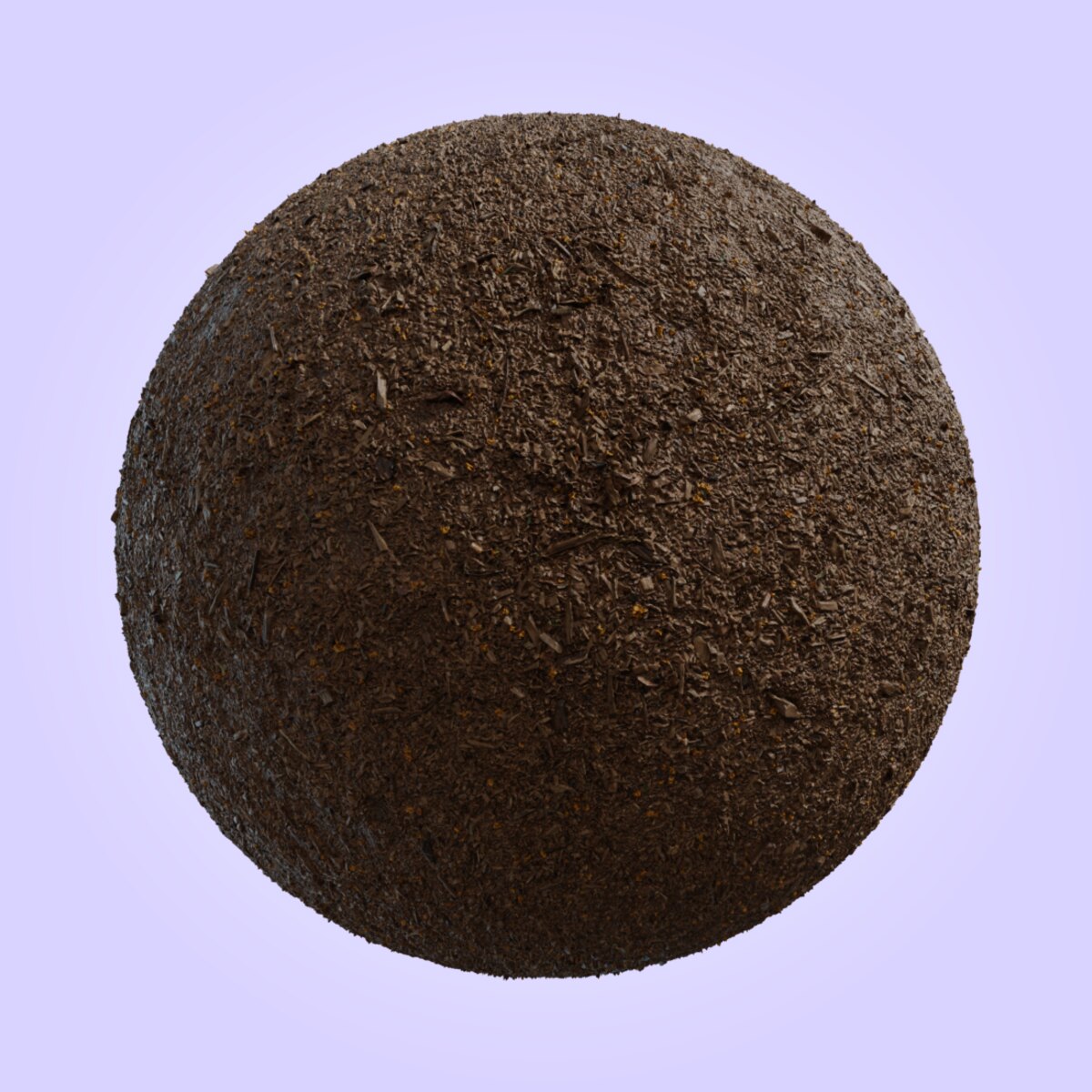 Yellow Flower Mulch Material